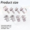 Ciuouient 4 Pair Engine Cover Retainers and Shield Thumb Pins