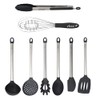 Vivco Kitchen 8 Piece Kitchen Utencil Set - Black