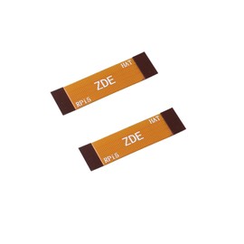 ZDE Pack of 2 FPC FFC Flexible Ribbon Cable 16-Pin 0.5 mm Pitch 30 mm Flexible Flat Cable Compatible with Raspberry Pi 5 PCIe to M.2 Key-M NVMe SSD Adapter PCIe Peripheral Card