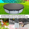 SIHAIAN 20 Ft Pool Cover, with Automatic Drain Round Pool