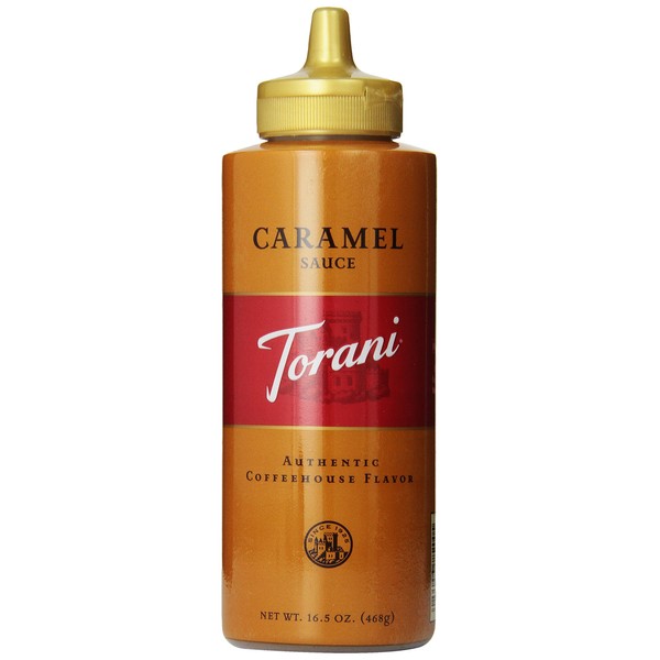 Torani Caramel Sauce, 16.5 Ounce (Pack of 6)