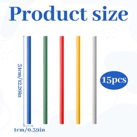 A4 Slide Binders,15PCS 5 Colors Binding Bars Slide Grip,Plastic Spine Bars,Sliding Paper Binder for Report Cover Office Document Study and School Office Documents Classification