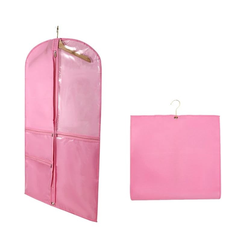 5 Pcs Costume Dance Garment Bag with 3 Clear Zipper