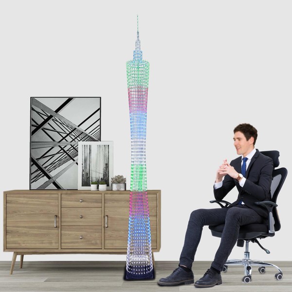 iCubeSmart GZT-64PLUS 1.9 Metre LED Canton Tower Model DIY Electronic