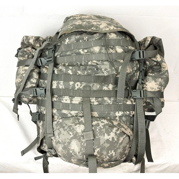 MOLLE Large Field Pack w/ 2 Sustainably Pouches and Frame