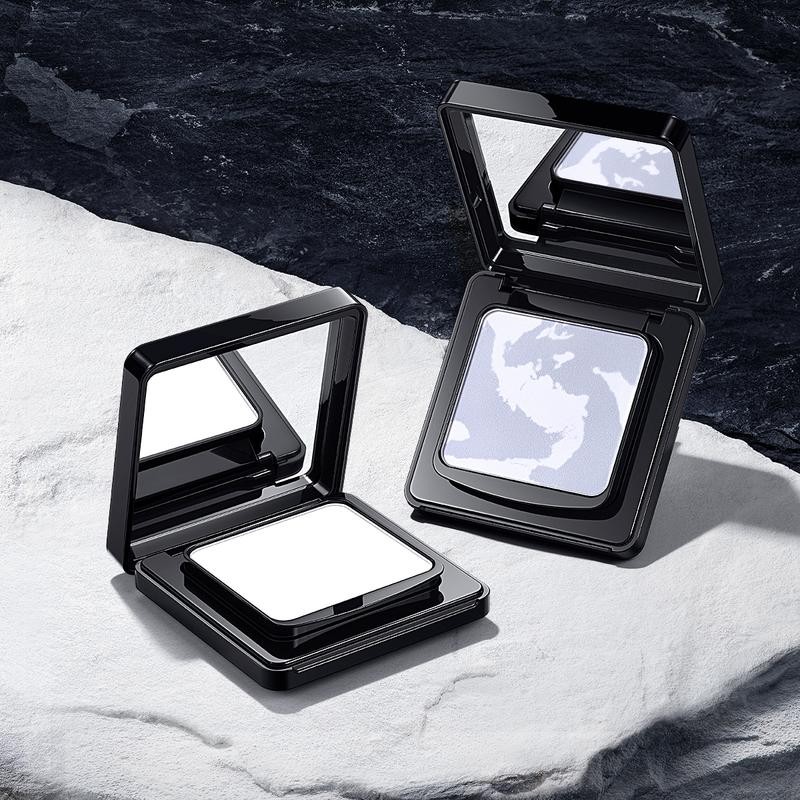 CARSLAN Black Magnet Pressed Setting Powder, 24H Longlasting Oil Control