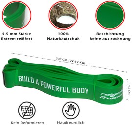 Raigeki Fitness Resistance Bands Rubber (+ Training Plans) [Single and Set] Long Resistance Bands Fitness Bands for Strength Sports – Terra Bands Gymnastic Bands