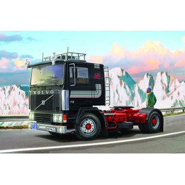 Italeri 3957 3957S-1:24 Volvo F-12 Intercooler Low Roof Model Building Kit, Standing Model Building, Crafts, Hobby, Gluing, Plastic Kit, Detailed, Unpainted, Multi-Coloured