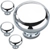 Rhinenet 4 Pieces Drawer Knobs Round Dresser Knobs Drawer Knobs