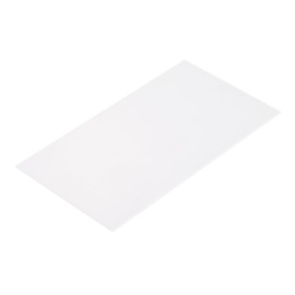MECCANIXITY ABS Plastic Sheet 7 Inch x 4 Inch x 0.04 Inch ABS Styrene Sheets for Building Model DIY Crafts Panel White
