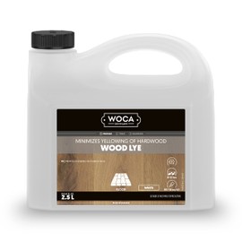 WOCA Denmark Wood Lye – Scandinavian Light Wood Stain for Whitewashing & Driftwood Effect – White, 2.5L – Reduces Yellowing on Indoor Wood