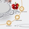 MAONAME 12" Silver Charger Plates Set of 6, Mirror Charger