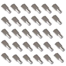 5mm Shelf Pins, 50 Pieces Spoon Shape Cabinet Furniture Shelf Support Pegs Nickel Plated