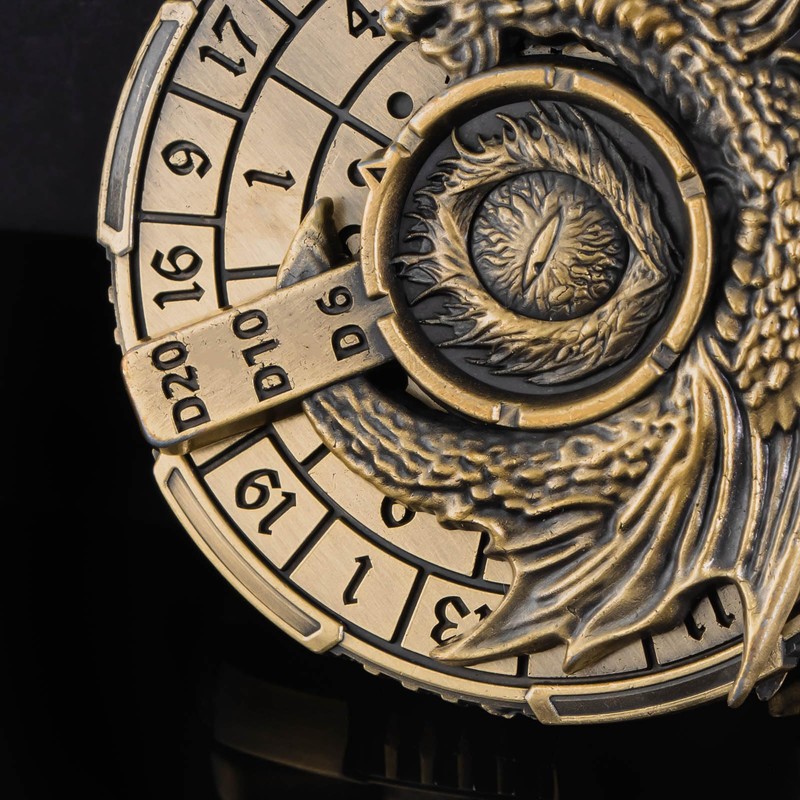 KERWELLSI 7 in 1 Fidget Spinner for DND Dice Set