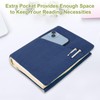 Book Covers for Paperbacks,Reusable Book Protector for Soft (Royal Blue,