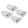 4 Pcs Boat Hinge Thickened 316 Stainless Steel Mirror Polished
