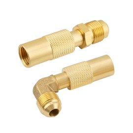 3/8" Male Flare Propane Adapter Fitting, Fit for Blackstone 17 & 22 inch Tabletop Griddle, Propan Elbow Adapter & Propane Straight Adapter