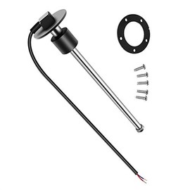 Fuel Sending Unit Stainless Steel Fuel Gas Sender Marine Boat Water Level Gauge Sensor 5 Hole fit Fuel &Water Gauge 240-33 ohm 225MM