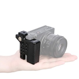 NICEYRIG Side Handle Leather Non-slip Grip for SIGMA FP/FPL Camera, with 1/4’’ ARRI 3/8” Threaded Holes