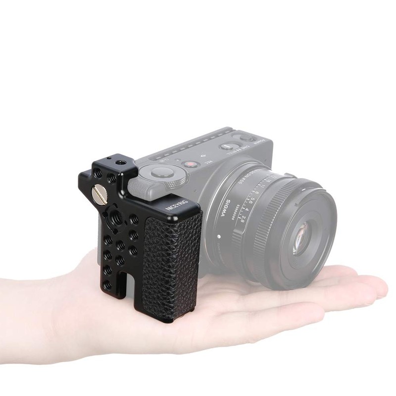 NICEYRIG Side Handle Leather Non-slip Grip for SIGMA FP/FPL Camera,
