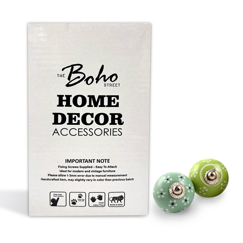The Boho Street High Quality Ceramic Door Handles - Assorted