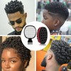 2 Pcs Twist Hair Comb and Hair Sponges for Men