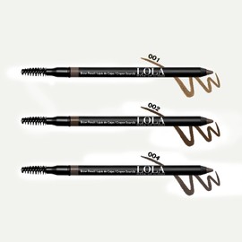 Lola Make-Up Pomade Eyebrow Pencil, Waterproof, Precise, Soft And Easy Glide Formula, With Brow Comb, Vegan, No.1 Light - Brown