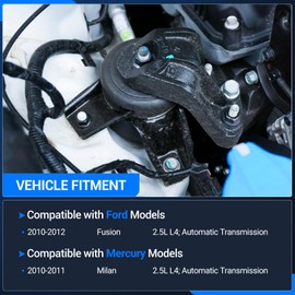 Autoround Engine Motor and Trans Mount Kit Fit [2.5L L4] for Ford Fusion 2010-2012, Mercury Milan 2010-2011, Automatic Transmission, Replace# A4431 A5556 A5740, Set of 3