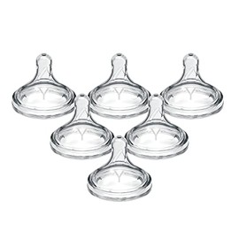 Dr. Brown's Options+ Wide-Neck Baby Bottle Nipple, Y-Cut (9 Months+), 6 Count