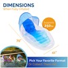 Swimways Dry Float Shadester Pool Float, Translucent Inflatable Recliner Chair