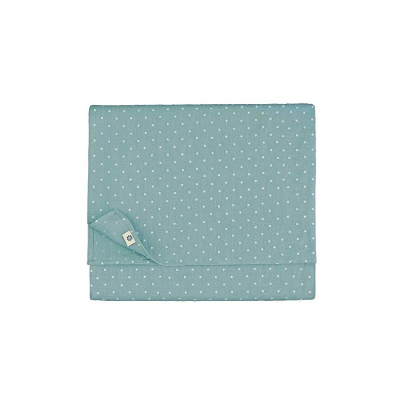 Linen & Cotton Polka Dot/Spotty Tablecloth ANTEA, 100% Linen -