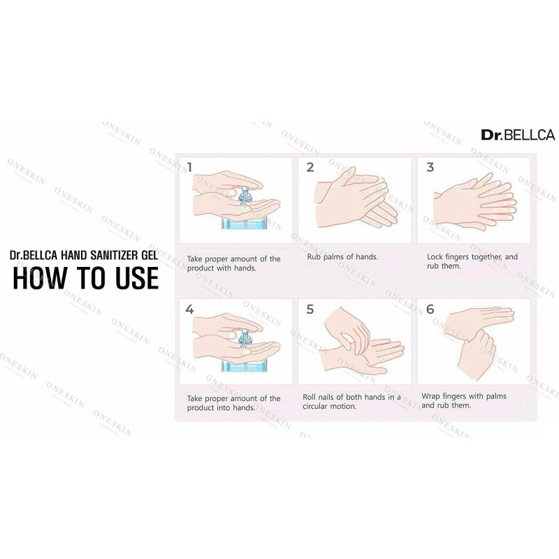 Dr. BELLCA Antibacterial Advanced Hand Sanitizer Gel 70% Alcohol 16.9oz