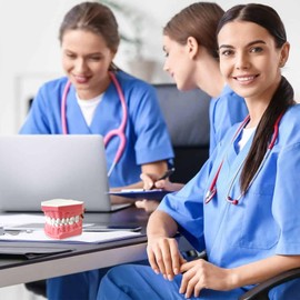 Dental Model Standard Size for Brushing Flossing Practice - Silicone Teeth Typodonts with Visible Gingiva, Anatomic Teaching Demonstration - Educational Dental Care Tool for Kids Students