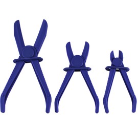 GIVIHGETI Set of 3 Hose Clamp-On Pliers 155 mm 185 mm 255 mm Hose Clamp Pliers for Cooling Hoses Brake Petrol Lines Hydraulic Hose Car Hose Clamp Pliers