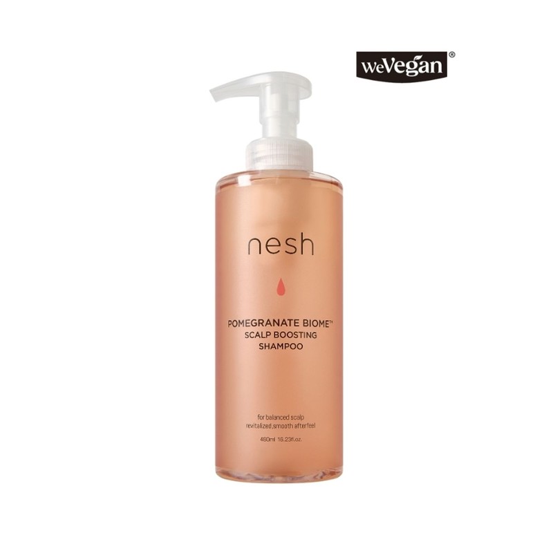 Nesh Nash [2-Piece Set] Pomegranate Biome Scalp Boosting Shampoo 480ml