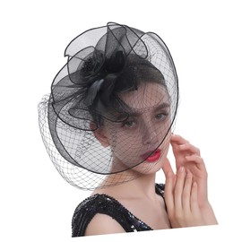 Healeved 1Pc Elegant Flower Shape Hair Clip Delicate Gauze Headwear for Dance Party Lightweight and Comfortable Hair Accessories for Women and Headdress for Special Occasions