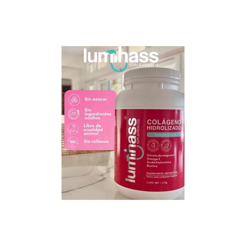 Colágeno Lumihass + Détox Omega 3 Magnesio Biotina | 1.2