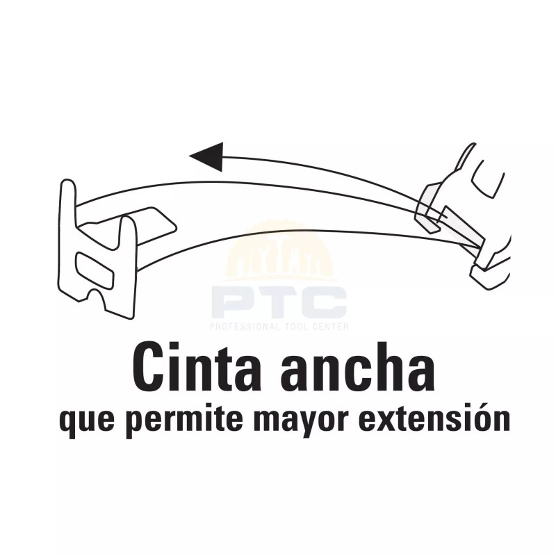 Truper FA-55M Flexometer Auto-Lock against impacts 5.5 m tape 25