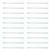 20Pcs M6x160 Long Screw Iron Hex Flange Threaded Bolt Fastener
