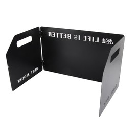 Camping Stove Windscreen, Metal Folding Design Practical Multifunctinal Camping Stove Windshield for Picnic (#1)