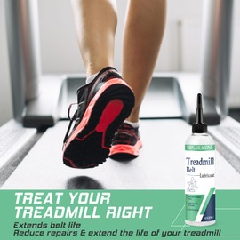 VisLubee 100% Silicone Treadmill Lubricant for Belt, 4 Oz Treadmill Oil Belt Lubricant, Reduce Friction Lubricant with Tubes and 5 Cloths for Nearly All Types of Treadmills (1)
