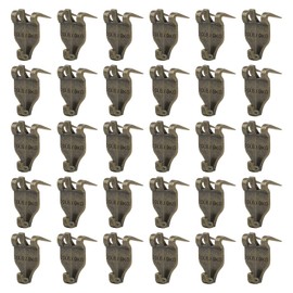 INCREWAY Claw Drywall Picture Hanger, 30Pcs Bronze Nail-Free Picture Hangers Easy Tool-Free Drywall Art Hanger Hooks for Photo Frame, Small Mirrors, Artworks (Holds Up to 20Lbs)