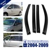 Geartronics 4PCS For 2004-2009 Toyota Sienna Acrylic Window Visor Rain