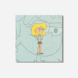 Unbranded The Loud House Cartoon Lori 4'' X 4'' Square Wooden Coaster