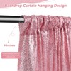 Blush Pink Sequin Backdrop Curtains 4 Panels Sparkly Backdrop Curtain