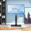 Hemudu Universal Floor TV Stand with Mount 80 Degree Swivel