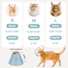 Supet Cat Cone Collar Soft Comfortable Adjustable Waterproof cat recovery