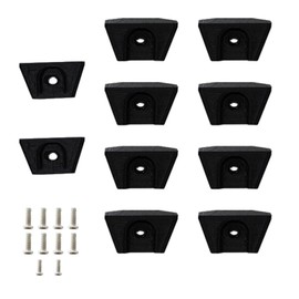 PIAOLGYI Shelf Bracket for IKEA Milsbo Indoor Greenhouse Cabinet,Accessories Compatible with IKEA Milsbo Glass Cabinet,White(Not Include Shelves)