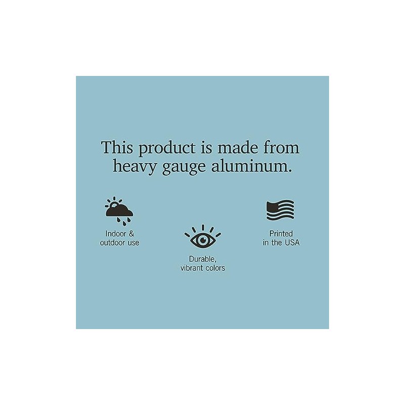 Lantern Press 6x9 Inch Metal Sign, Tennessee, Respect Our Wildlife,