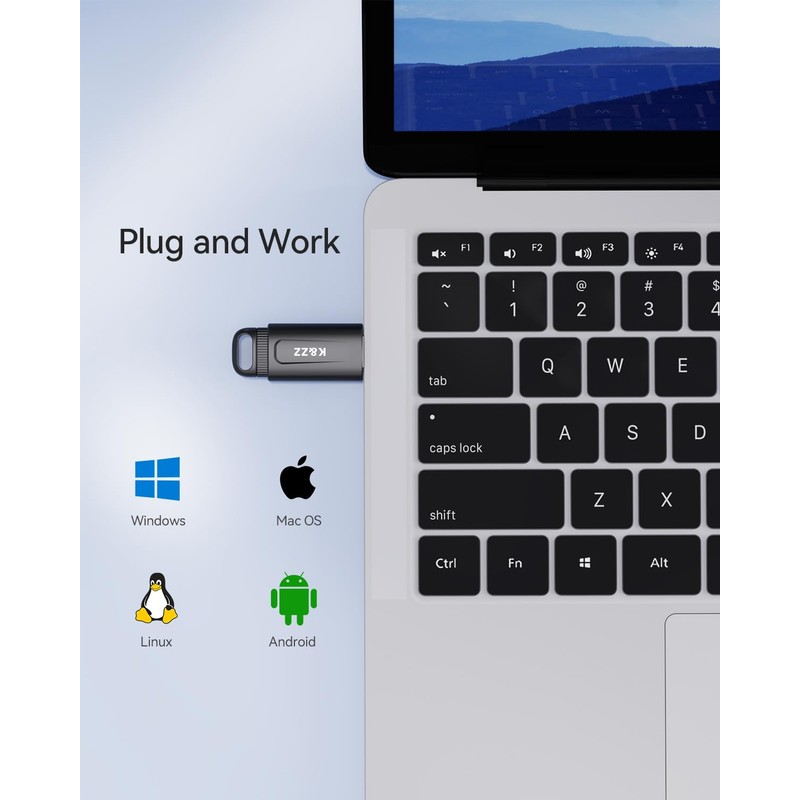K&ZZ 5 Pack 32GB USB Stick Flash Drive 32 GB